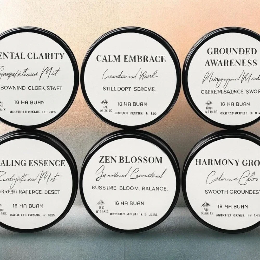 PH Design Organics Aromatherapy Candles Set, Scented Candles, Home Decor,‎ Gift